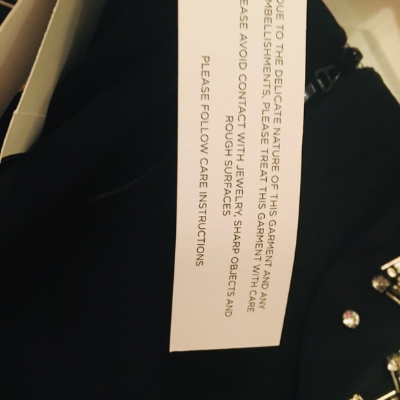 NWT gorgeous pure silk Swarovski crystal dress - Picture 5 of 8